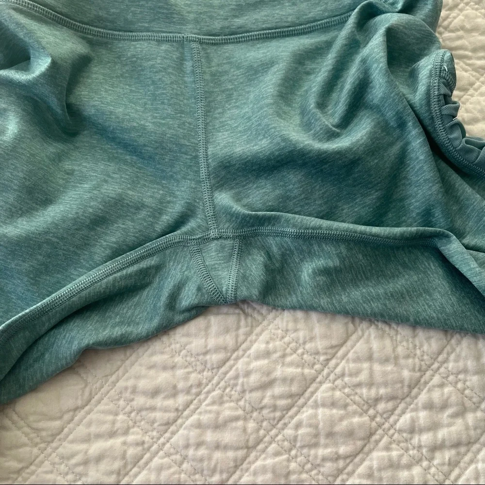 Aerie seafoam green ruched leggings large